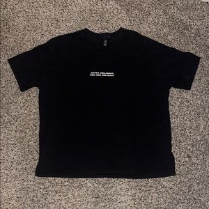 Black Oversized H&M Graphic Tee